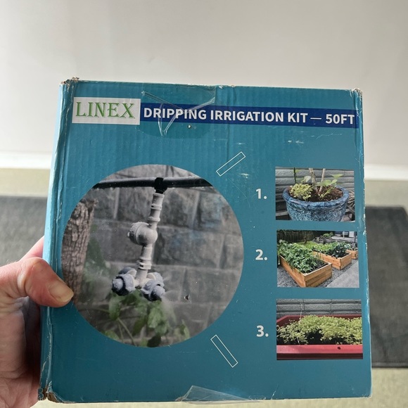 Drip Irrigation Kit System Automatic Watering Equipment Tubing Hose Garden 50ft - Picture 6 of 7